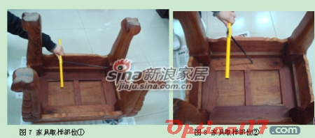 家具或木工藝品取樣