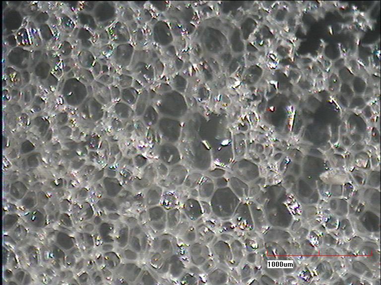 泡沫表面測量圖