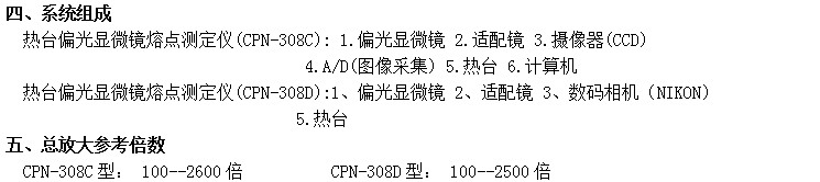 偏光熔點測定儀CPN-308