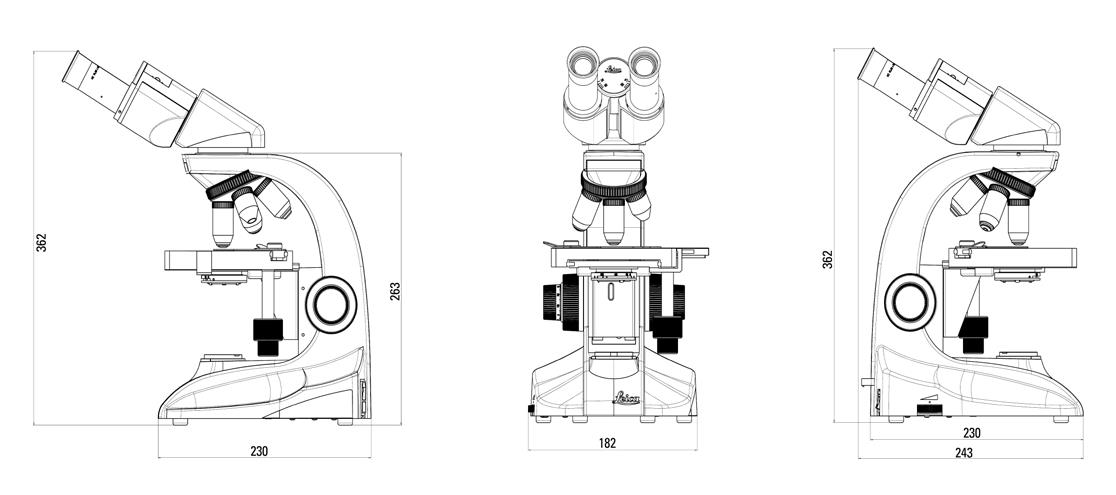 Leica教學生物顯微鏡DM100 DM300