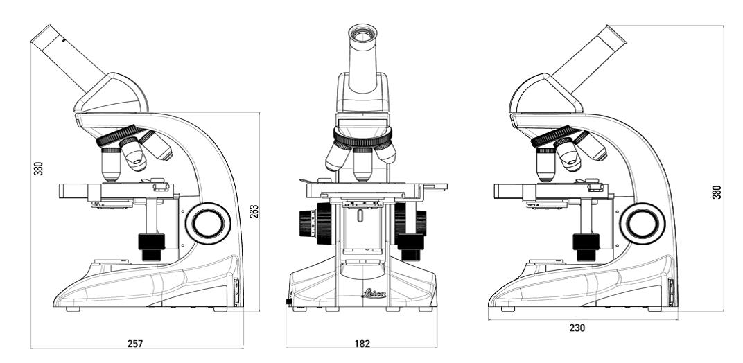Leica教學生物顯微鏡DM100 DM300