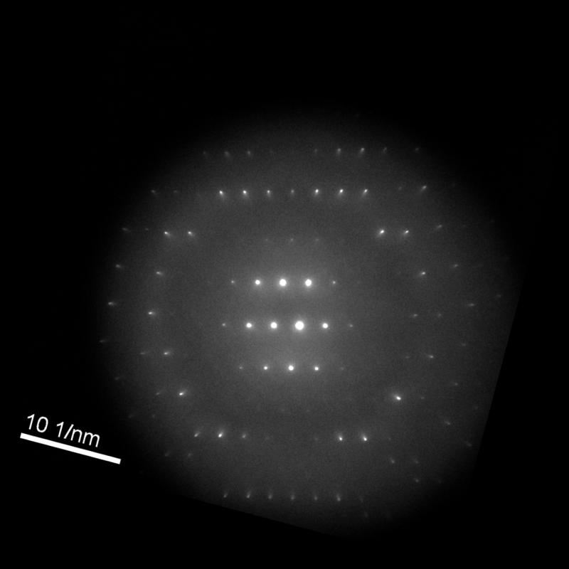 TEM電子衍射花樣