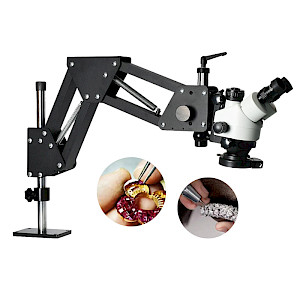 
ZBW7045A首飾微鑲機萬向珠寶顯微鏡7-45X
